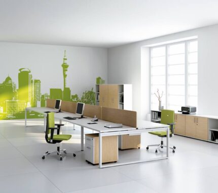 Bureau Bench à 6 places