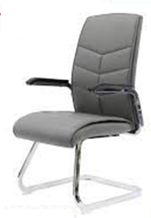 Fauteuil ergonomique LYDA sur LUGE avec accoudoirs